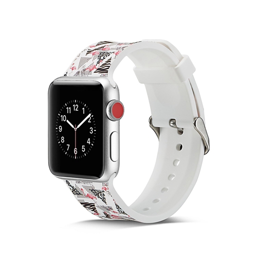 Custom Printed Silicone Watch Straps Fit For Apple Watch