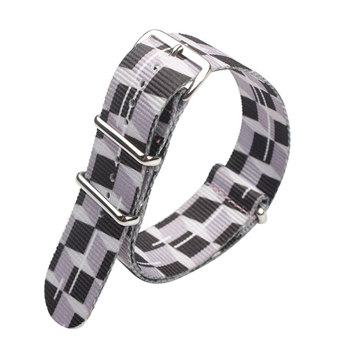 Custom Simple Style Sport Camouflage Canvas Watchband