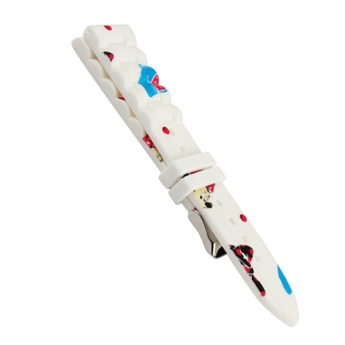 Custom Printed Design Environmentally Friendly Silicone Watchband 