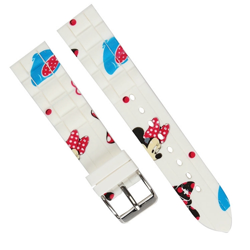 Custom Printed Design Environmentally Friendly Silicone Watchband 